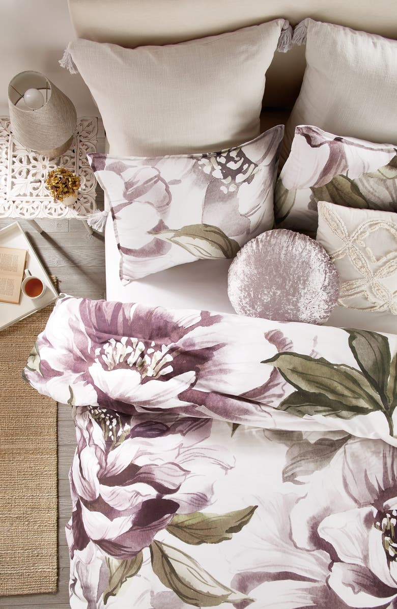 Peri Home Peony Blooms Comforter & Sham Set, Alternate, color, 