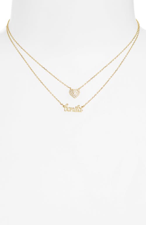 Argento Vivo Heart & Bonita Pendant Layered Necklace