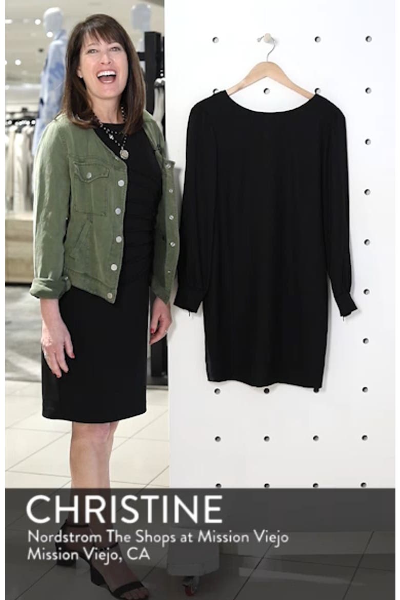 V-Back Shift Dress video