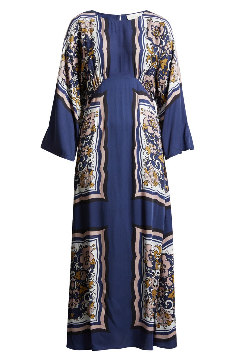 Cleobella Fawn Long Sleeve Satin Maxi Dress, Alternate, color, 