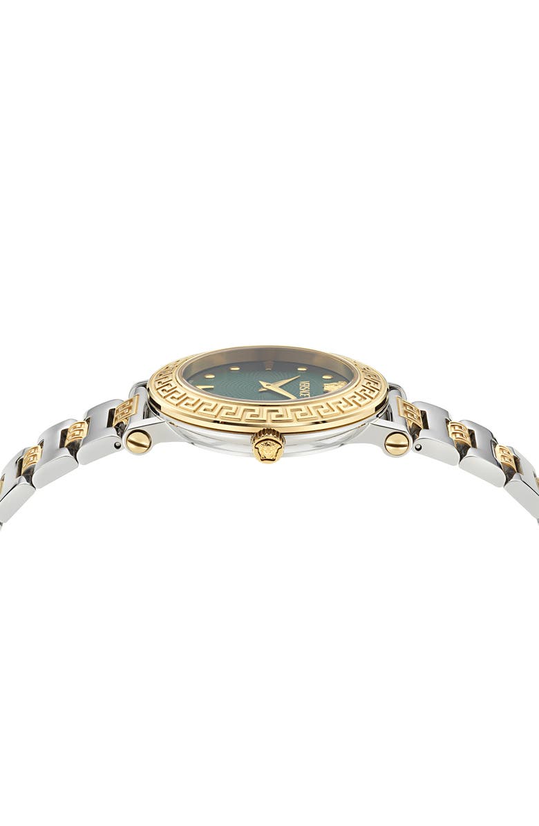 Versace Greca Sphere Bracelet Watch, 35mm, Alternate, color, 