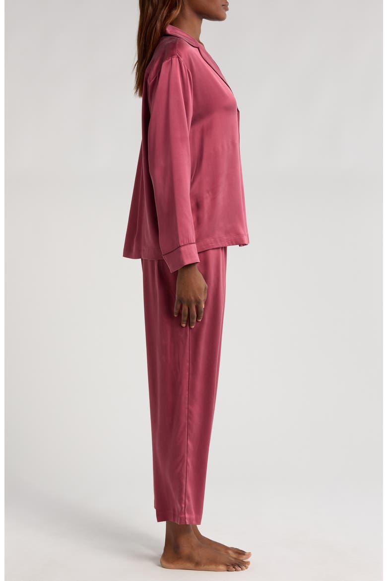 Washable Silk Pajamas, Alternate, color, WINTER ROSE/ CALLIOPE WINE