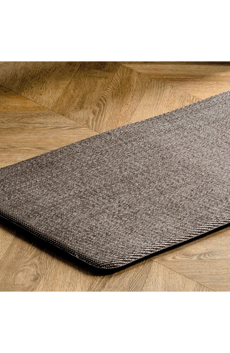 NULOOM Casual Braided Anti Fatigue Kitchen or Laundry Room Comfort Mat - Dark Gray, Alternate, color,