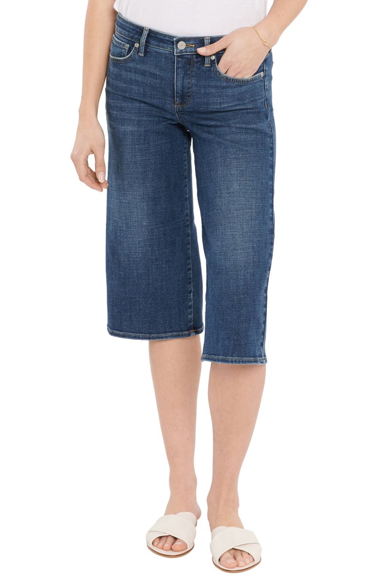 NYDJ Wide Leg Pedal Pusher Jeans, Main, color, 
