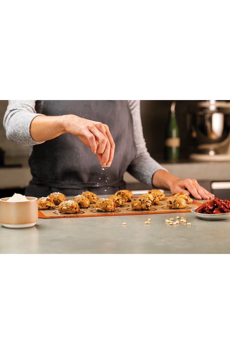 Silpat Perfect Cookie Non-Stick Silicone Baking Mat, 11-5/8" x 16-1/2", Alternate, color, Orange