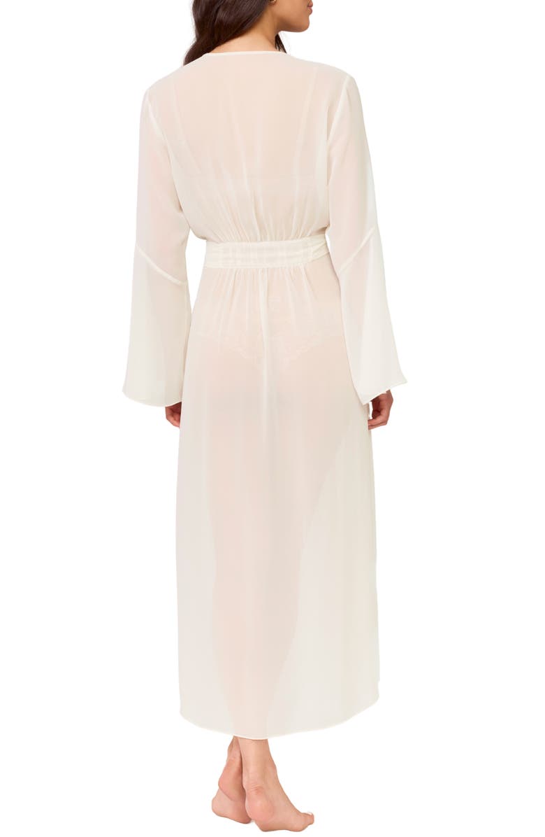 Rya Collection Holland Tie Waist Robe, Alternate, color, Ivory