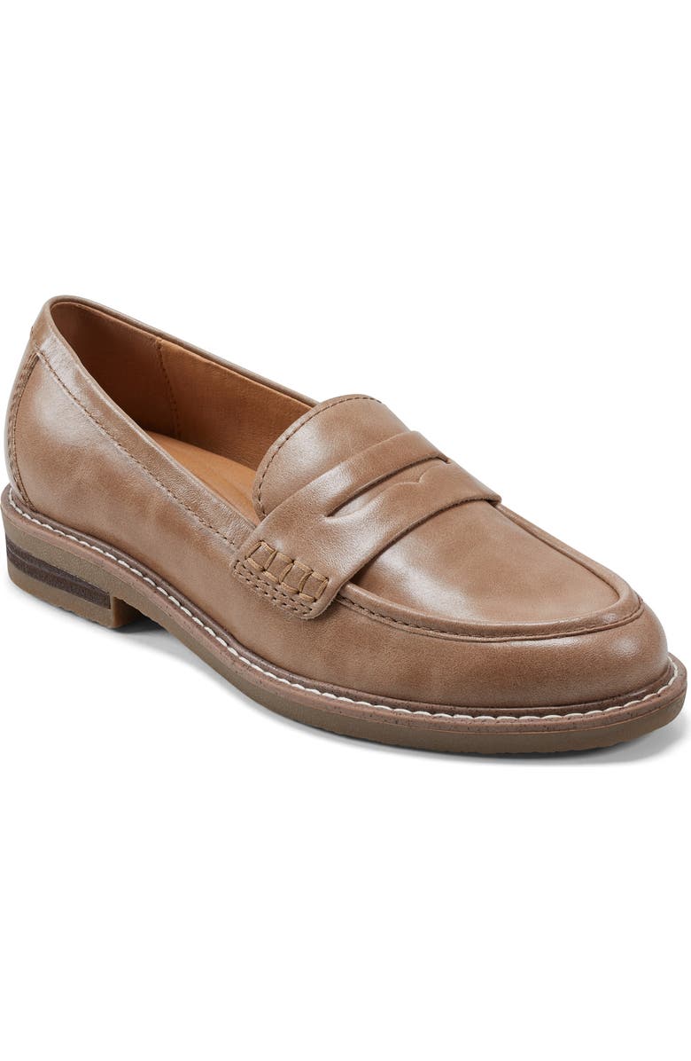 Earth<sup>®</sup> Javas Penny Loafer, Main, color, Light Brown