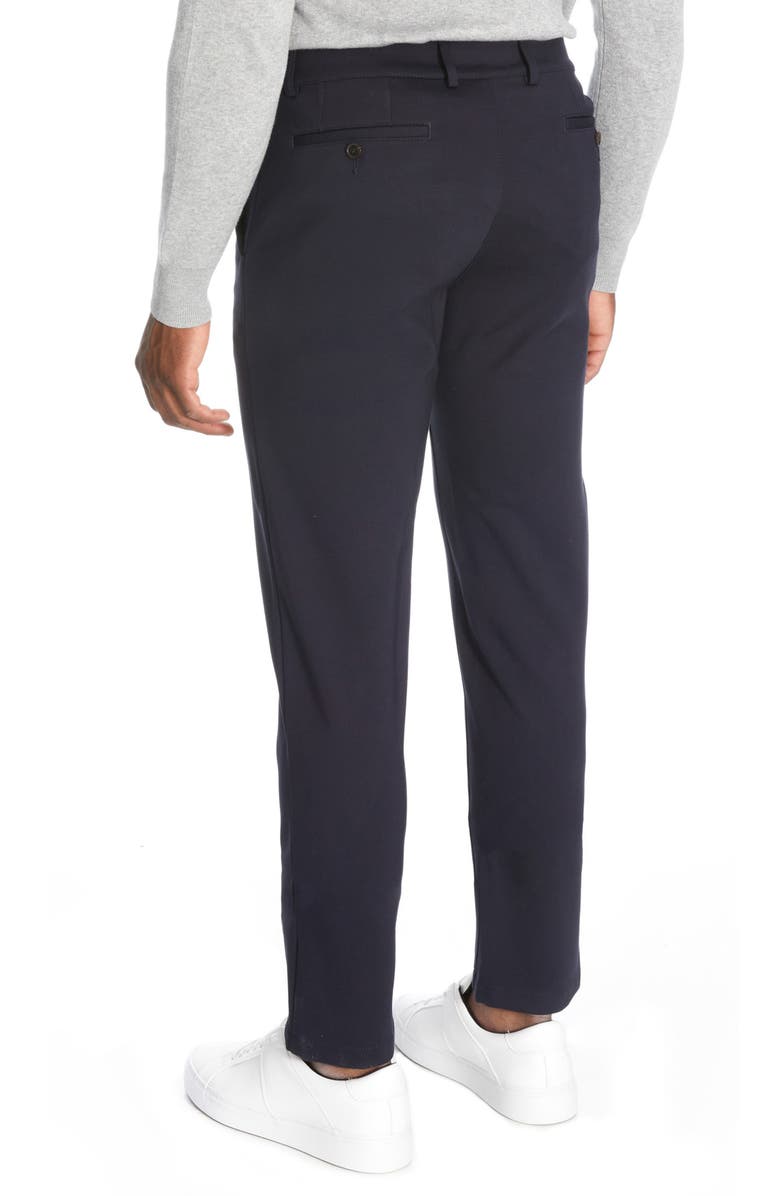 Jack Victor Filip Jersey Flat Front Pants, Alternate, color,