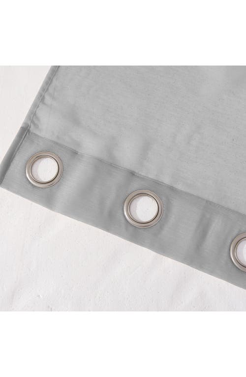 Dainty Home Set Of 2 Sheer Curtain Panels In Silver