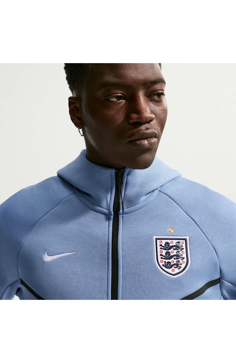 Nike Men's Nike Blue England National Team 2026 Tech Fleece Windrunner Raglan Full-Zip Hoodie, Alternate, color, Blue