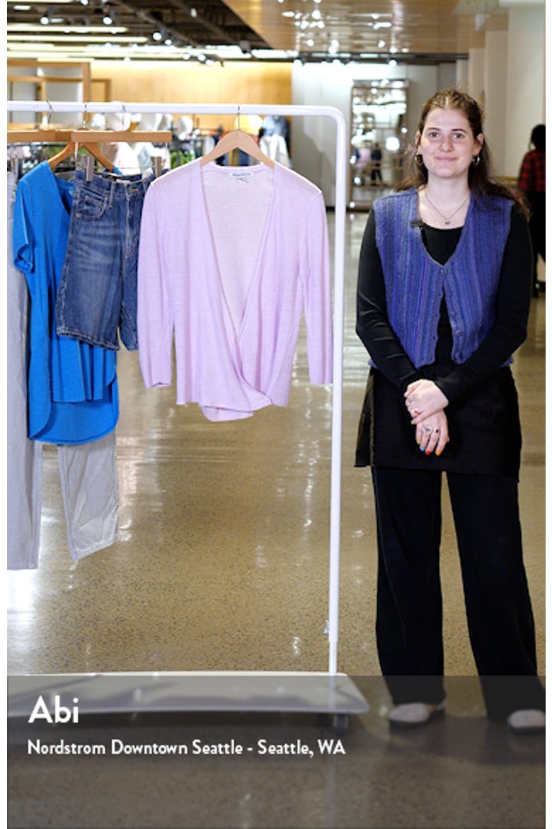 Addison Linen Blend Cardigan video