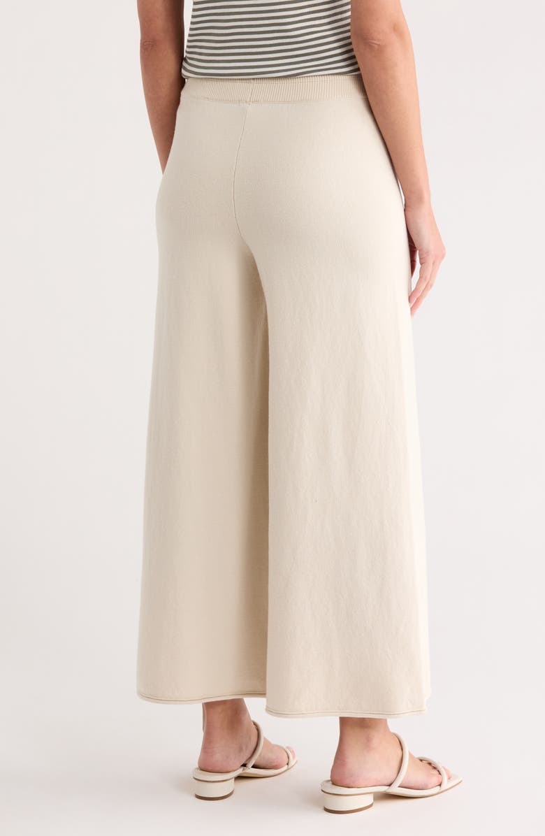 Splendid x @cellajaneblog Wide Leg Ankle Pants, Alternate, color, Pearl