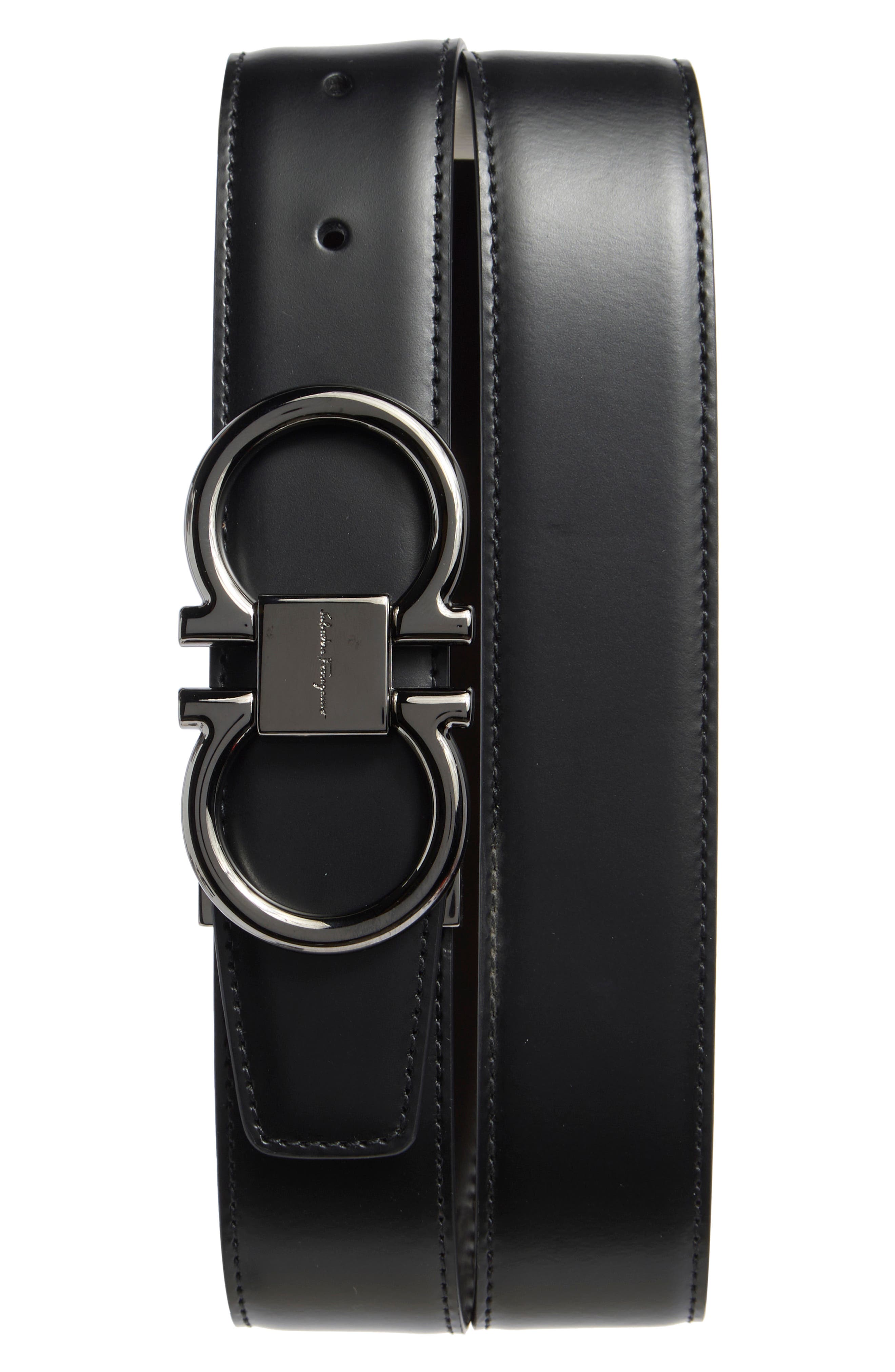 FERRAGAMO Double Gancio Belt