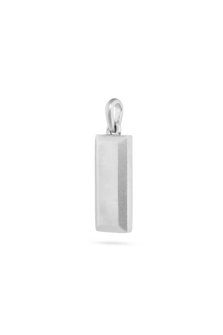 Bullion Bar Pendant, Alternate, color, Platinum