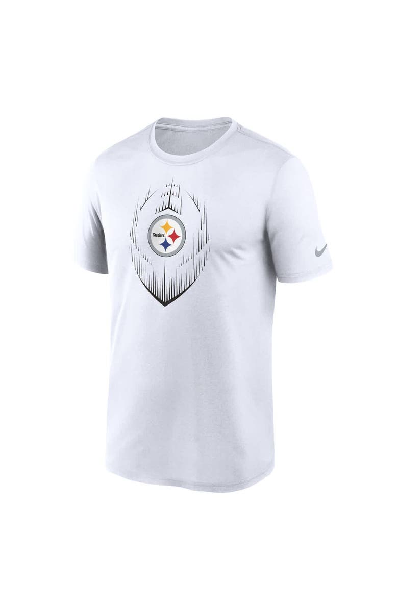 Nike Men's Nike White Pittsburgh Steelers Primetime Legend Icon Performance T-Shirt, Alternate, color, 