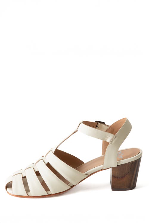 Fortress Golde Heeled Fisherman Sandal In Ivory