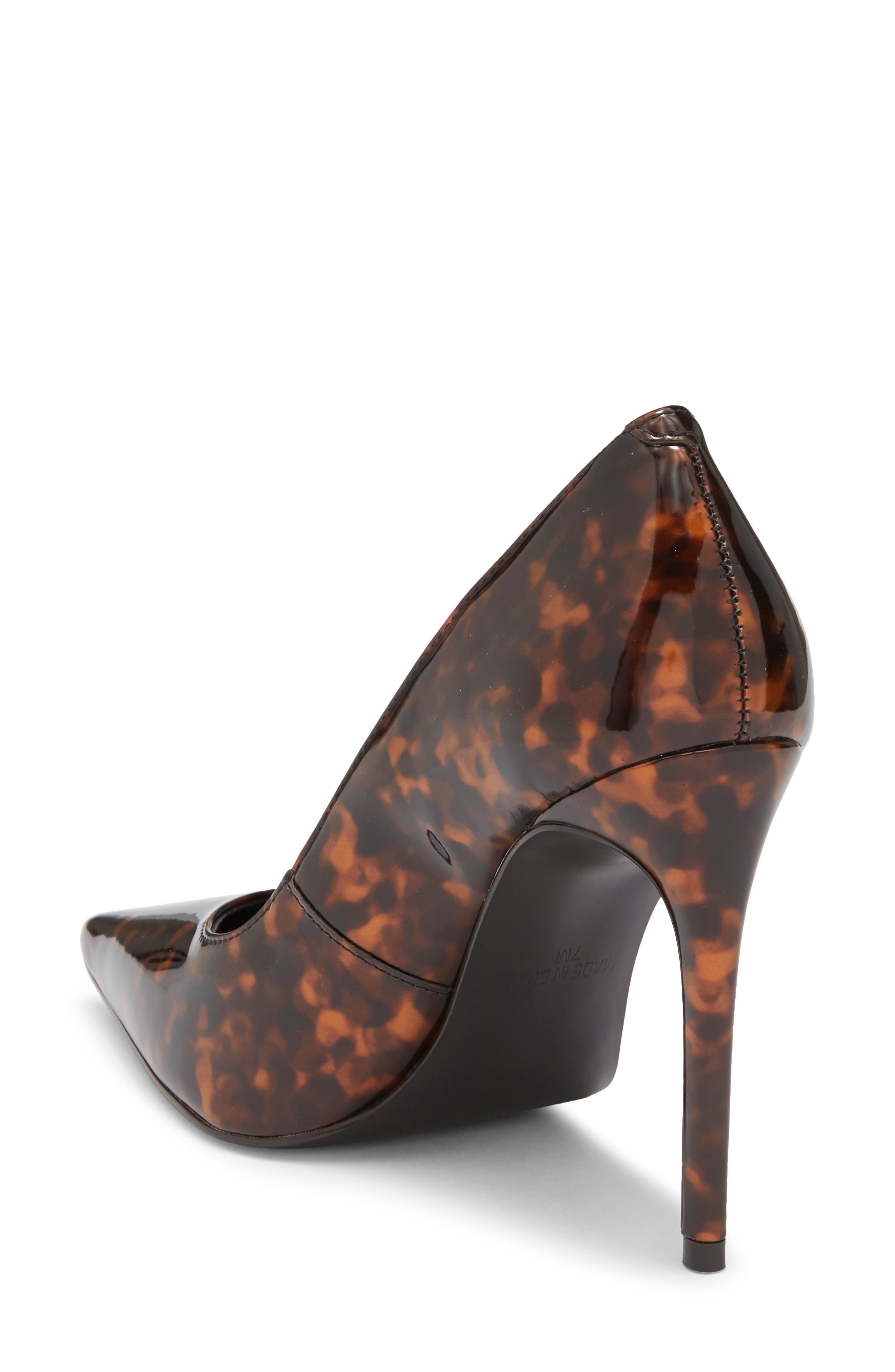 Noir Pointed Toe Pump, Alternate, color, TORTOISE