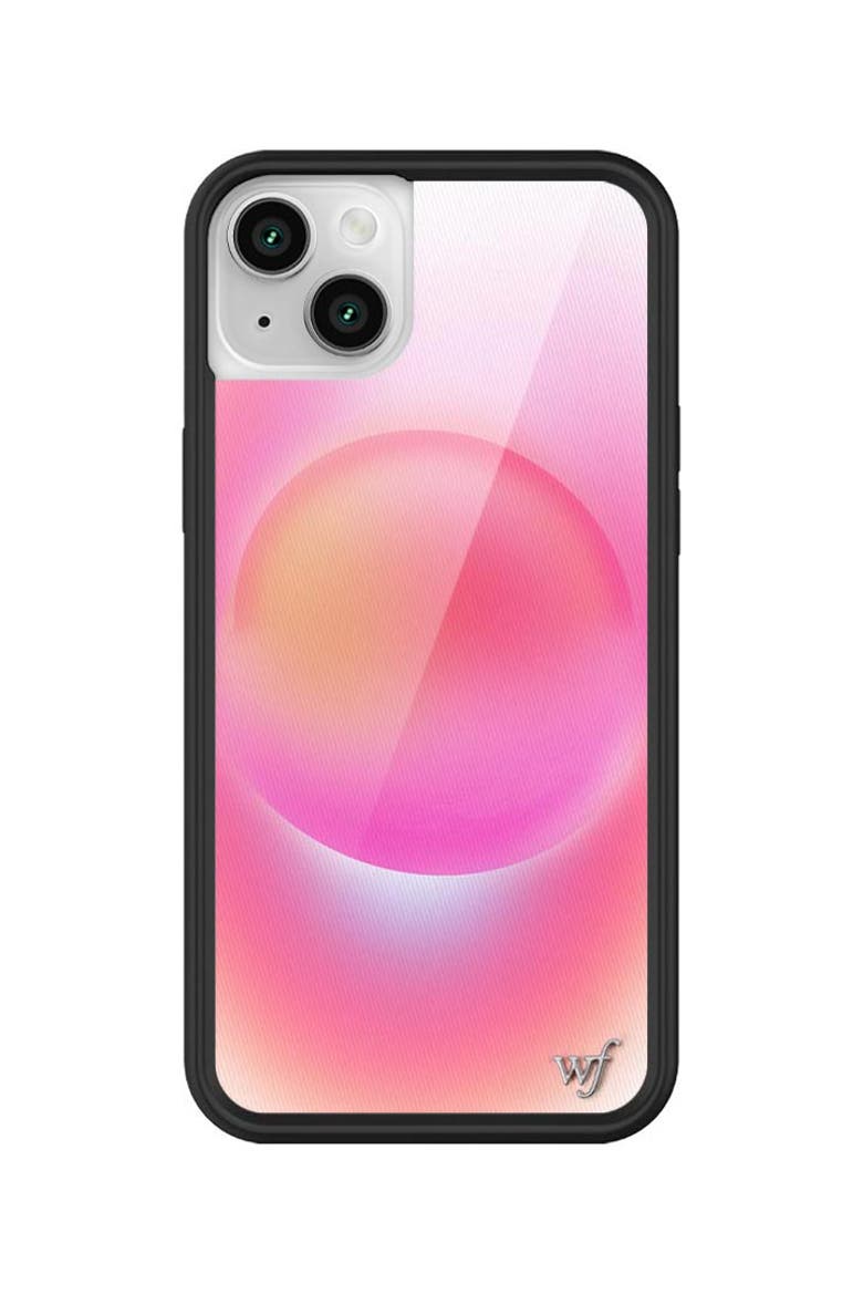 Hot Pink Aura iPhone Case, Alternate, color, Pink