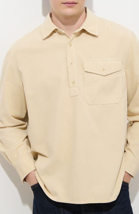 Carter Corduroy Popover Shirt