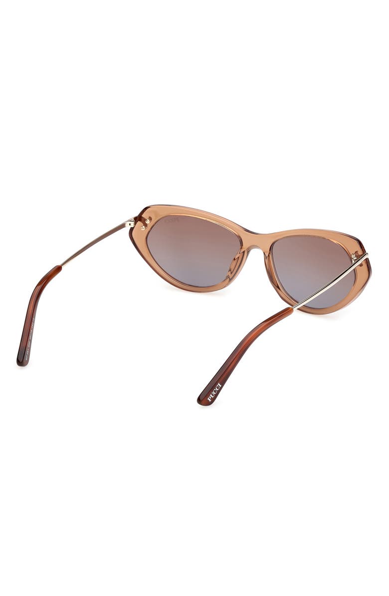 Emilio Pucci 56mm Geometric Sunglasses, Alternate, color,