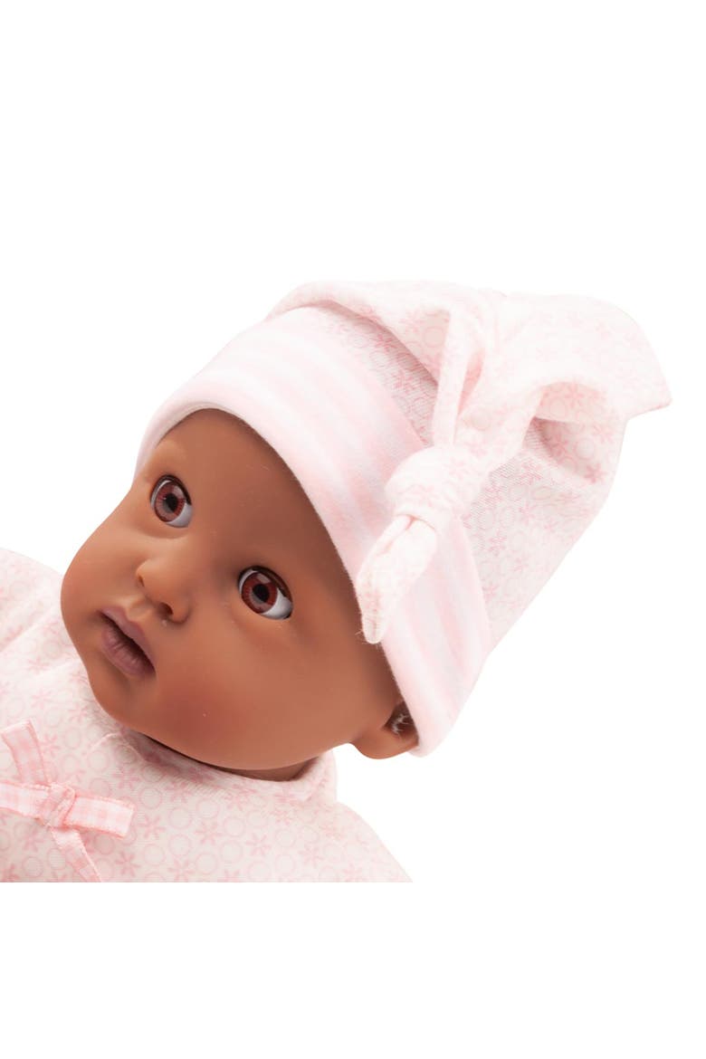 Muffin To Dress Baby Cutie, 13 Inch African American Doll, Pink Outfit Toy, Alternate, color, Multicolored