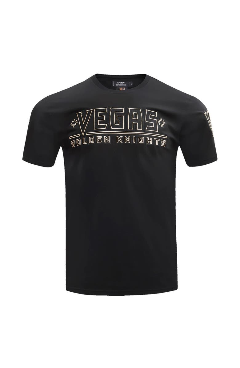 PRO STANDARD Men's Pro Standard Black Vegas Golden Knights Wordmark T-Shirt, Alternate, color,