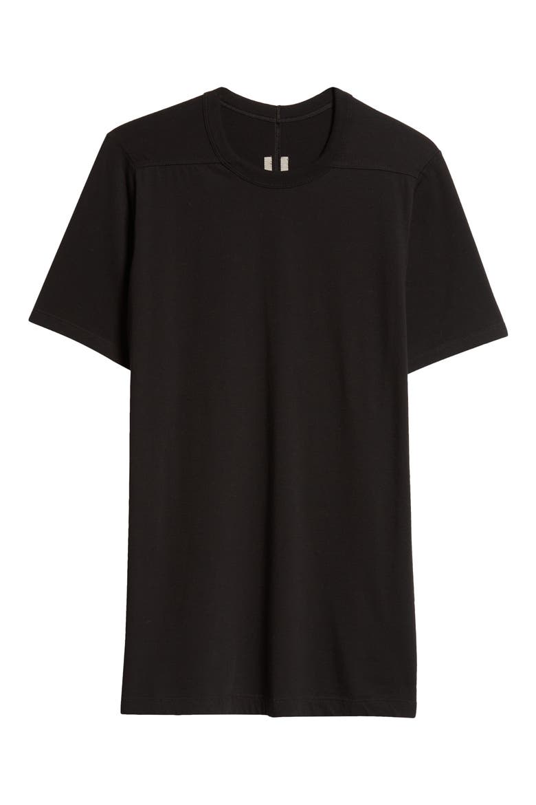 Level T Longline Cotton T-Shirt, Alternate, color, BLACK