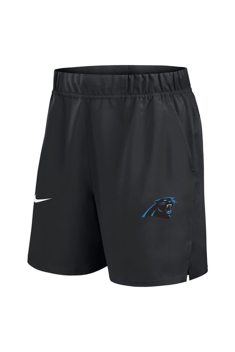 Men's Nike Black Carolina Panthers Blitz Victory Performance Shorts, Alternate, color, Black