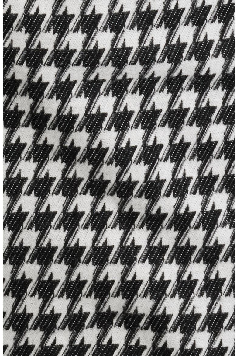 Tailored One-Button Blazer, Alternate, color, BLACK - WHITE HOUNDS