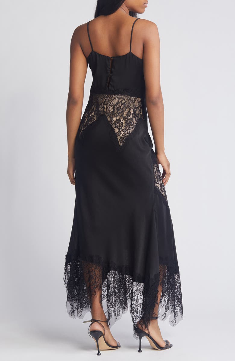 Bardot Dalton Lace Trim Midi Dress, Alternate, color,