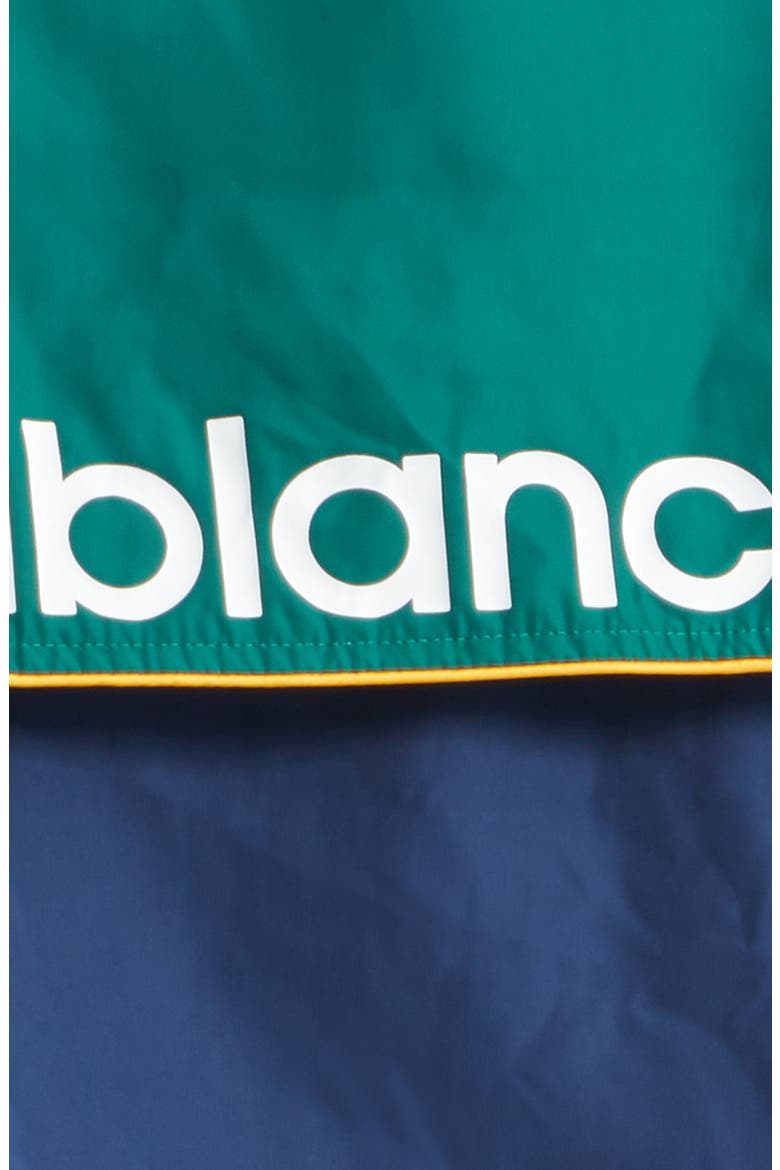 Colorblock Logo Embroidered Windbreaker Jacket, Alternate, color, POLY TAFFETA