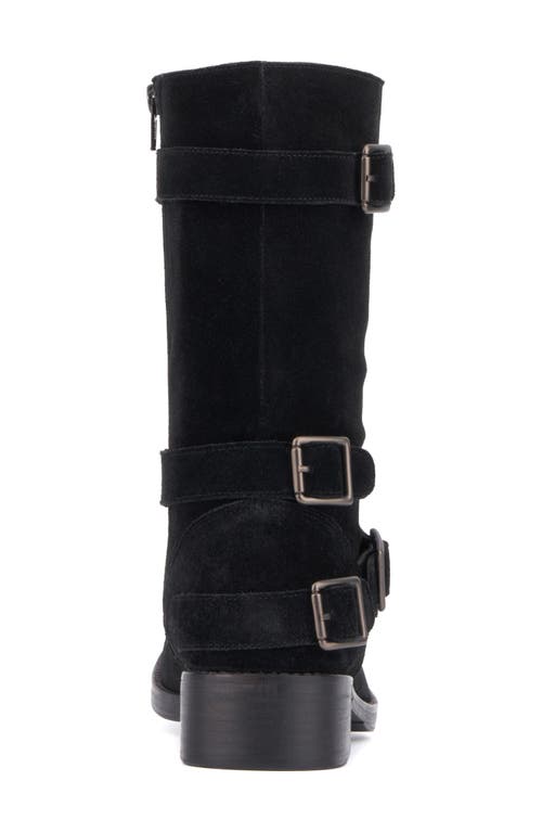 Vintage Foundry Katia Square Toe Boot In Black