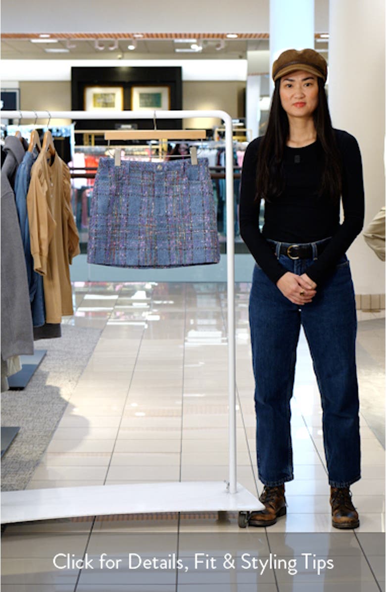 Beck Tweed Miniskirt, sales video thumbnail