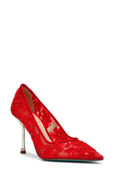 Jenii Sequin Mesh Pump (Women)