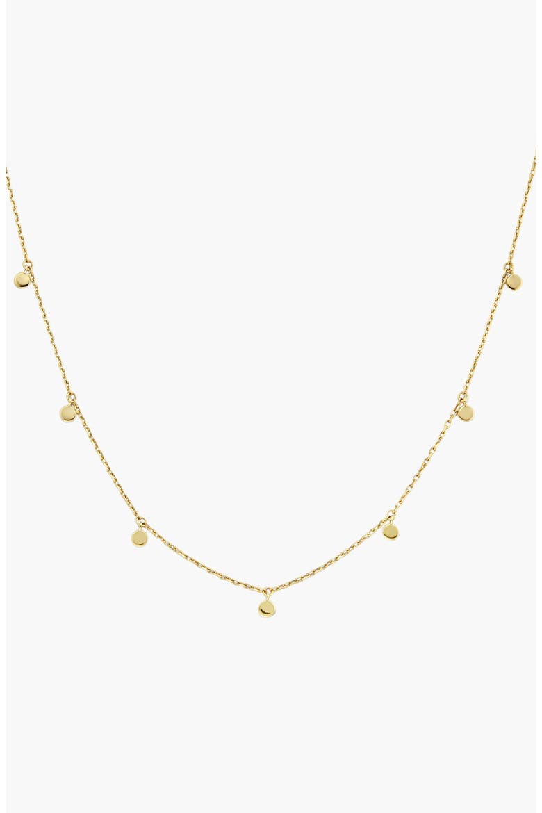 Dot Chain Necklace, Alternate, color, 18K Gold Vermeil