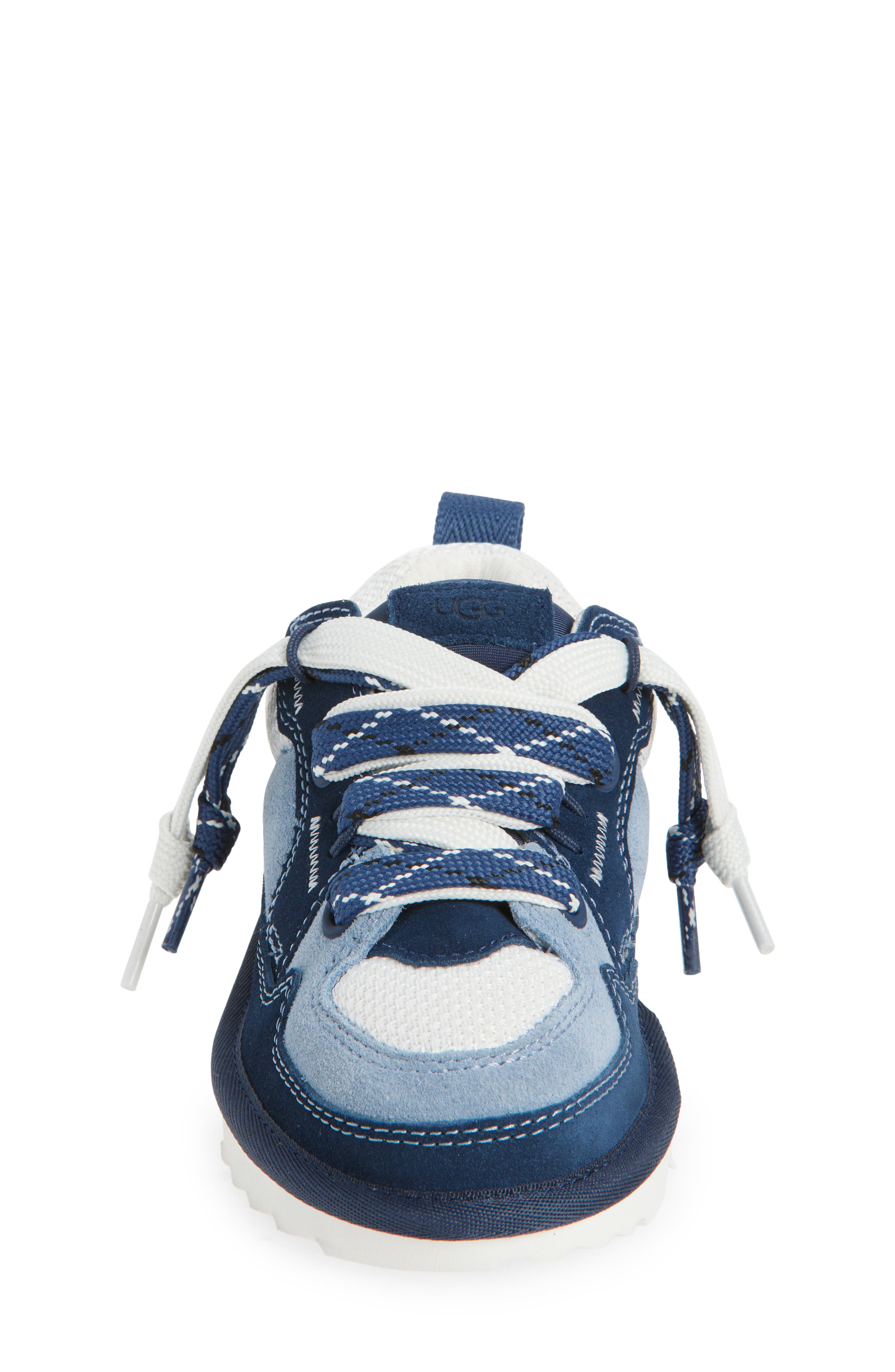 UGG<sup>®</sup> Kids' Lo Lowmel Sneaker, Alternate, color, Deep Ocean / Whale