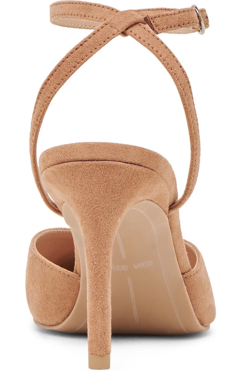 Dolce Vita Keisha Ankle Strap Pump, Alternate, color, Tan Suede