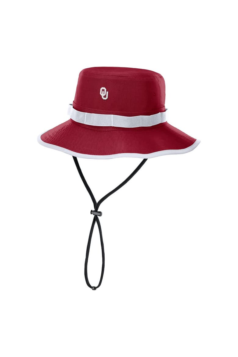 Men's Nike Crimson Oklahoma Sooners 2025 Sideline Apex Boonie Bucket Hat, Alternate, color, Crimson