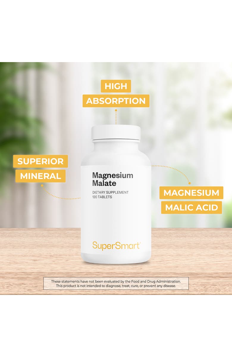 SuperSmart Magnesium Malate 2400mg, Alternate, color, NO COLOR