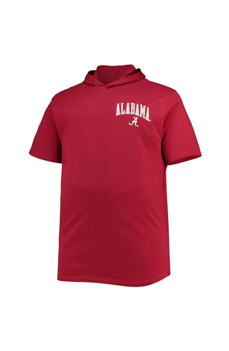 PROFILE Men's Crimson Alabama Crimson Tide Big & Tall Team Hoodie T-Shirt, Alternate, color, 