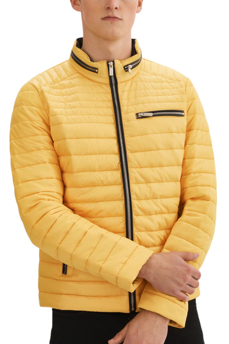 Puffer Jacket, Alternate, color, YELLOW