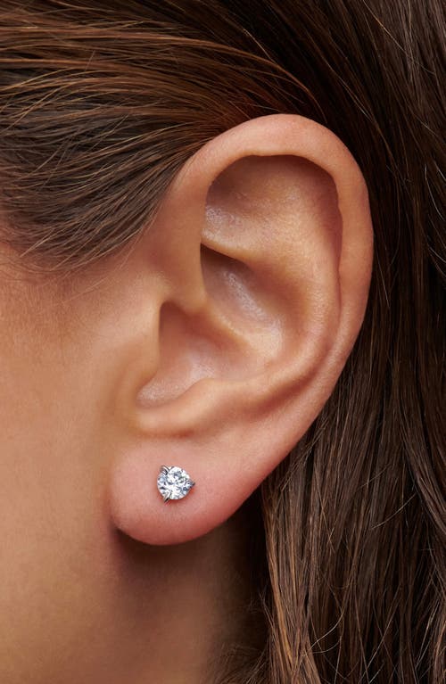 Kwiat Round Brilliant Cut Diamond & Platinum Stud Earrings In Multi