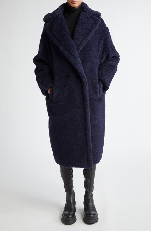 Tedgirl Oversize Double Breasted Virgin Wool Coat