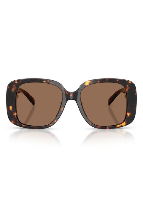 53mm Gradient Square Sunglasses