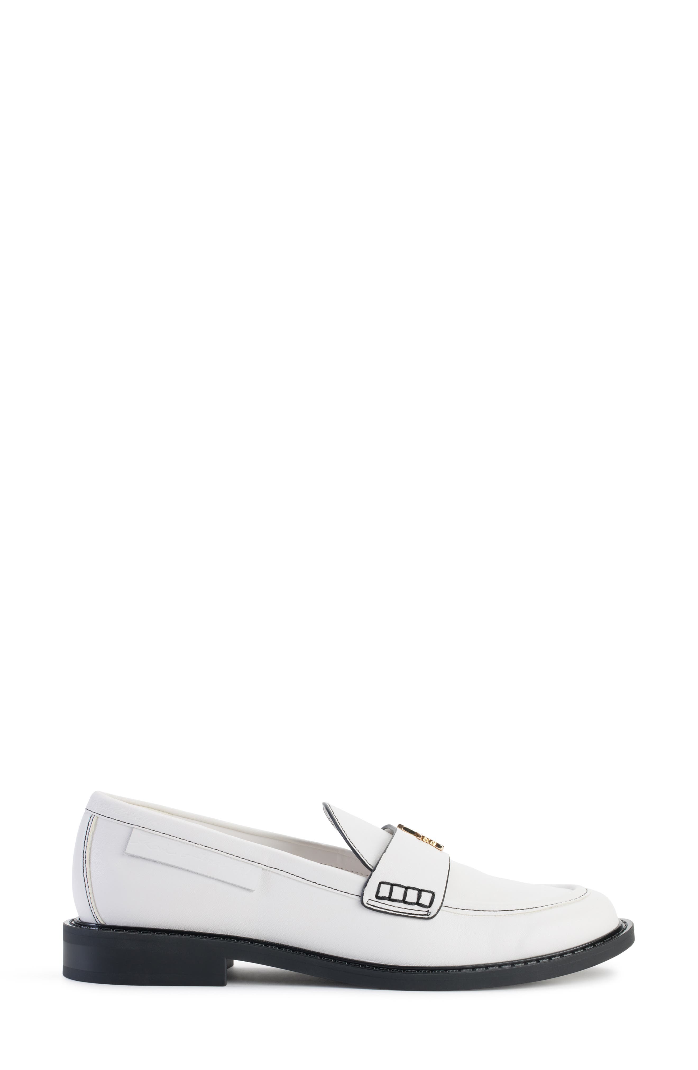 KARL LAGERFELD PARIS Riya Cat Loafer, Alternate, color, Bright White