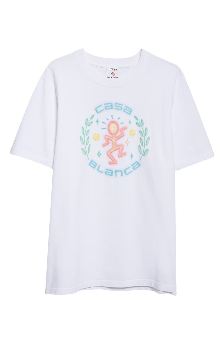 Casablanca Classic Fit Dance Joy Organic Cotton Graphic T-Shirt, Main, color, Dance Joy