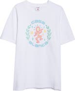 Casablanca Classic Fit Dance Joy Organic Cotton Graphic T-Shirt