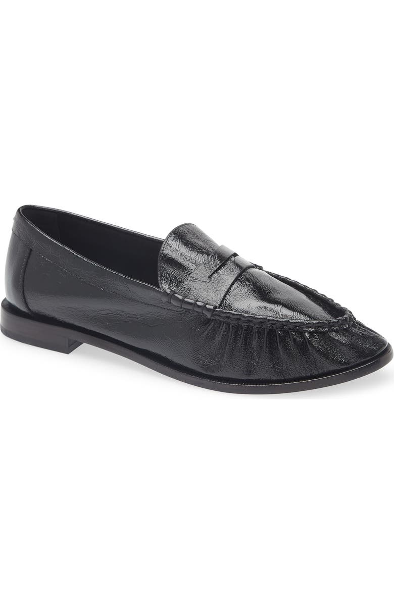 rag & bone Lexi Penny Loafer, Main, color, Black