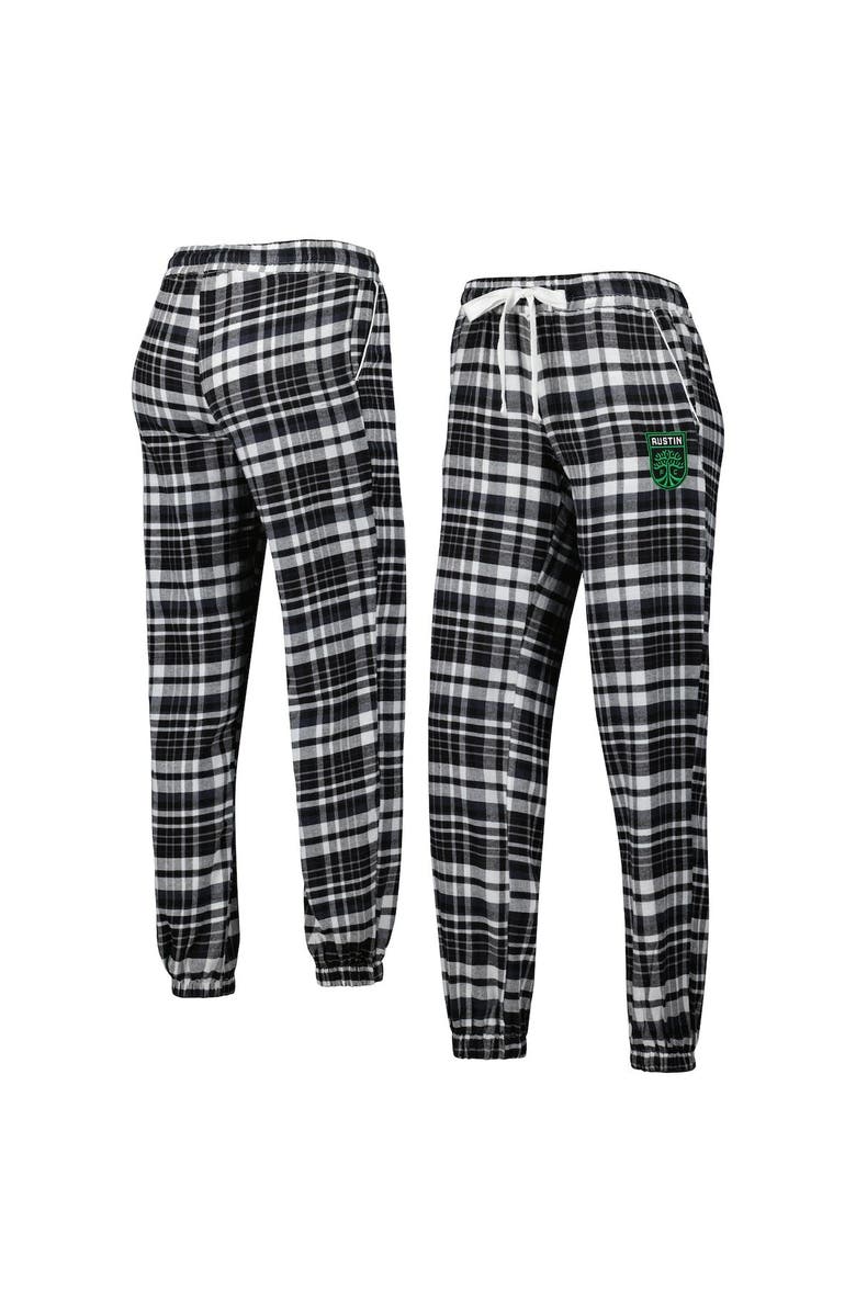 CONCEPTS SPORT Women's Concepts Sport Black Austin FC Mainstay Flannel Sleep Pants, Main, color, Black