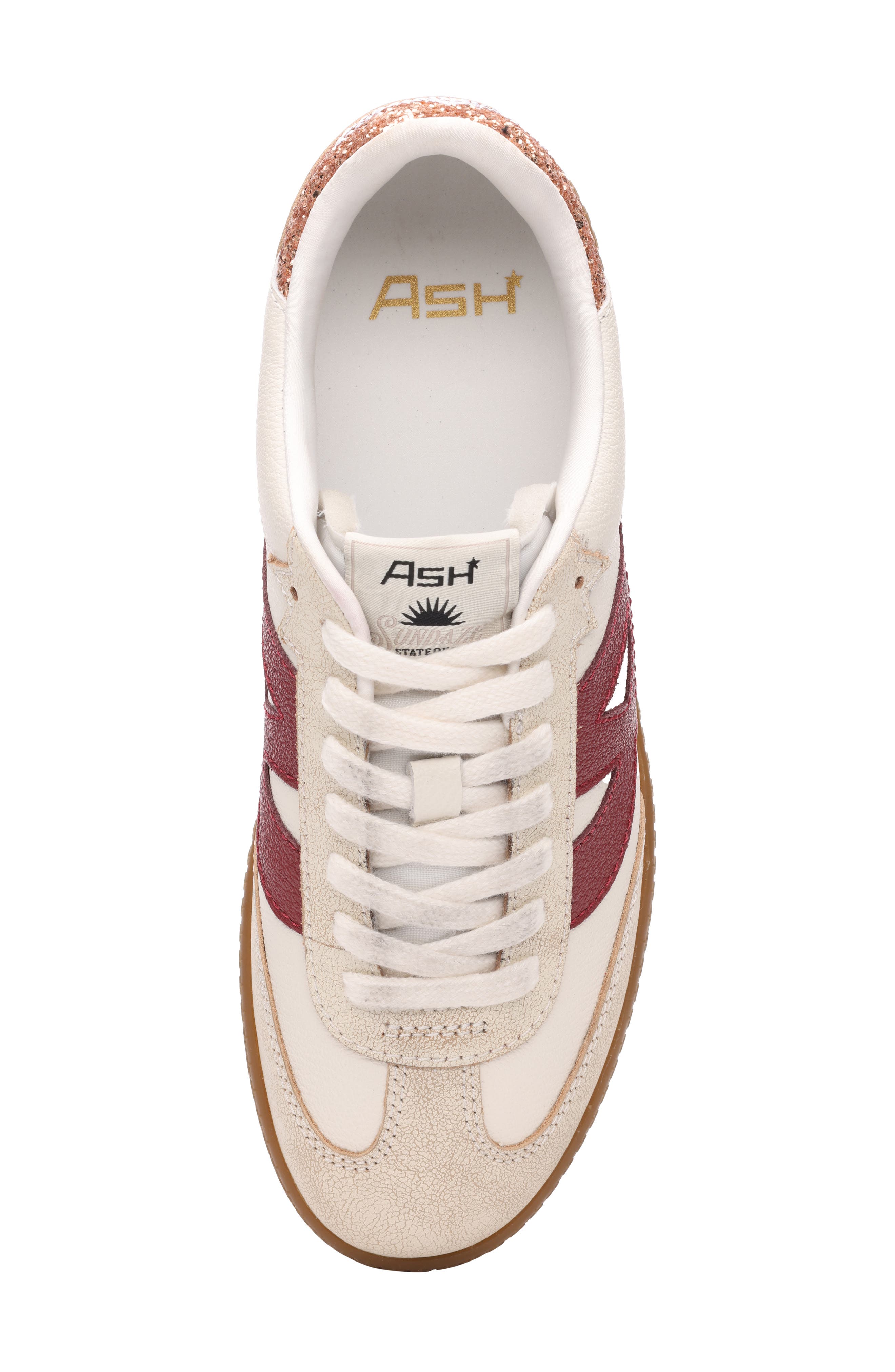 Ash Sunset Sneaker, Alternate, color, Beige/ Red